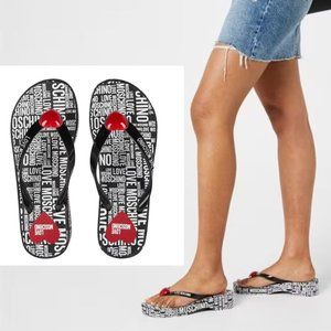 Love Moschino Black and Red Sandals